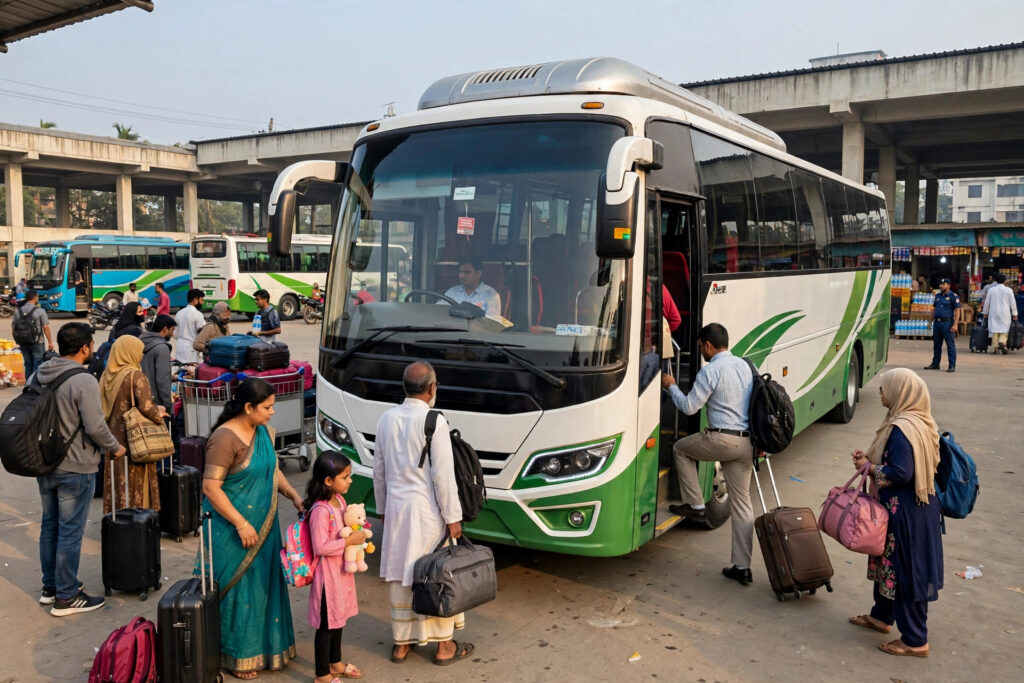 শ্যামলী পরিবহন: অনলাইন টিকিট, কাউন্টার নম্বর ও ভাড়া (2026 আপডেট)