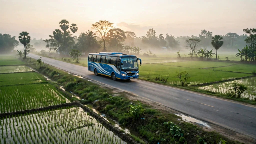 ঢাকা থেকে রাণীশংকৈল বাস