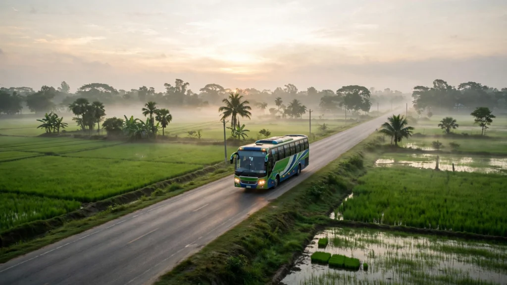 ঢাকা থেকে সৈয়দপুর বাস