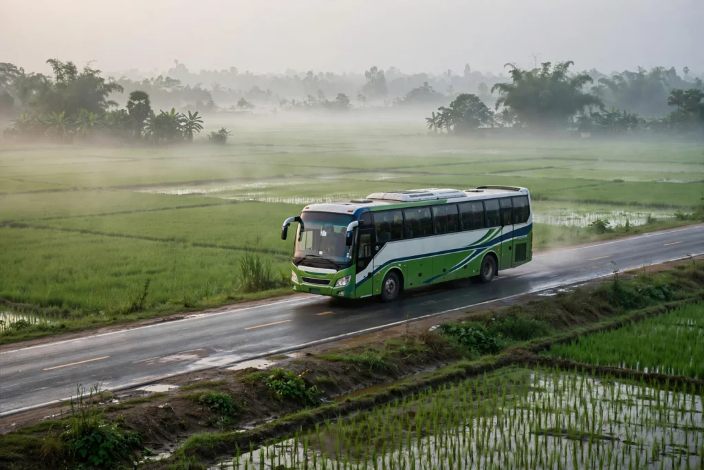 ঢাকা থেকে পাবনা বাস